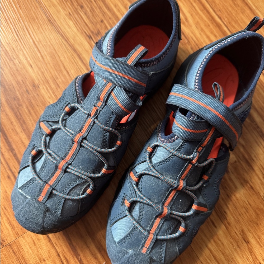 Merrell Blue and Orange Outdoor Shoes sandals